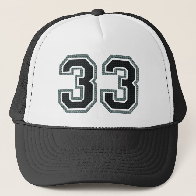 Gorra De Camionero Número 33 (Anverso)