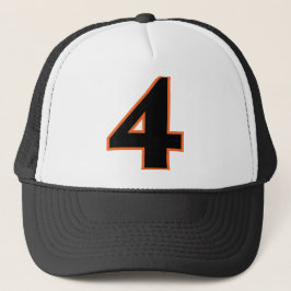 Gorra De Camionero Número "4"