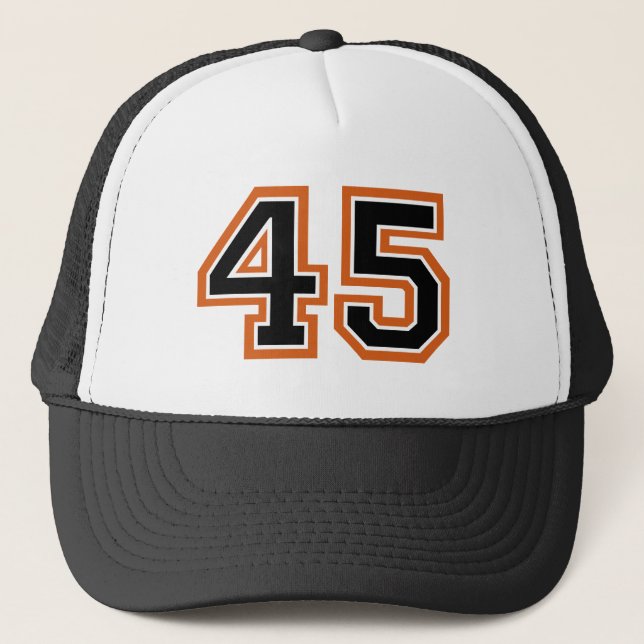 Gorra De Camionero Número 45 (Anverso)