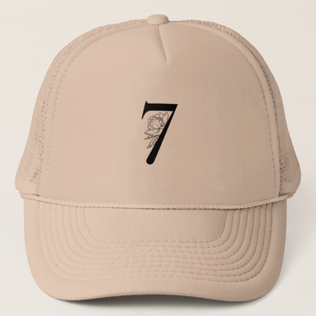 Gorra De Camionero Número 7 (Anverso)