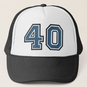 Gorra De Camionero Número azul 40