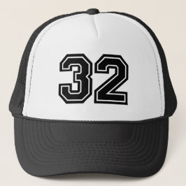 Gorra De Camionero Número clásico 32