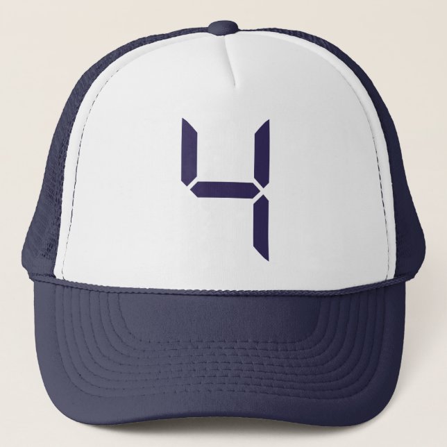Gorra De Camionero Número - cuatro - 4 (Anverso)