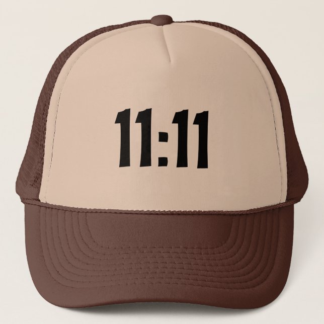 Gorra De Camionero Número de Angel simple 11:11 (Anverso)