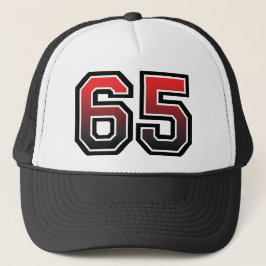 Gorra De Camionero Número de cumpleaños 65