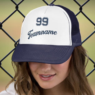Gorra De Camionero Número de jugador de Personalizado de béisbol de l