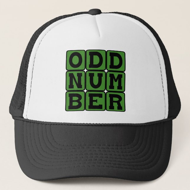 Gorra De Camionero Número impar, término matemático (Anverso)