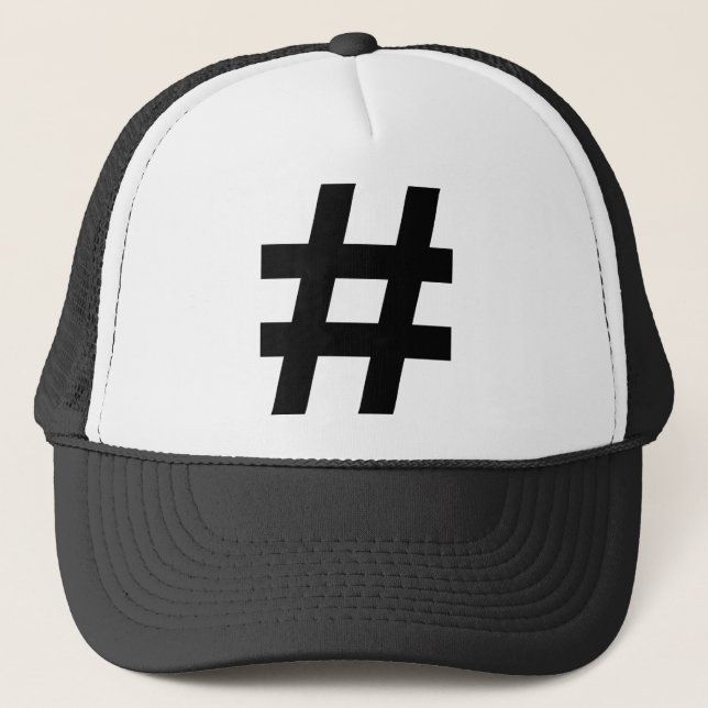Gorra De Camionero número negro del hachís (Anverso)