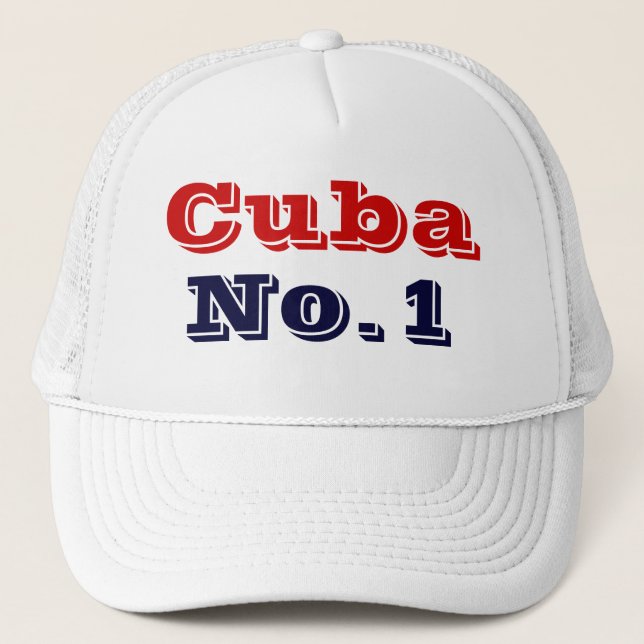 Gorra De Camionero Número uno de Cuba (Anverso)