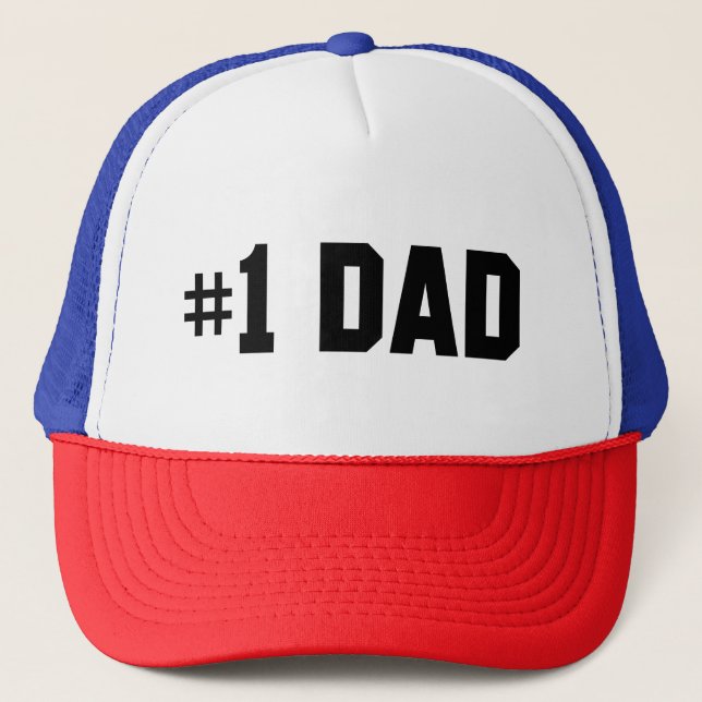 Gorra De Camionero Número uno de papá (Anverso)