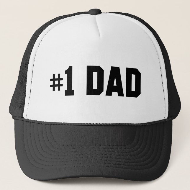 Gorra De Camionero Número uno de papá (Anverso)