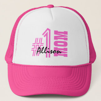 Gorra De Camionero Número Uno Mamá Mejor Nombre Personalizado De Mamá
