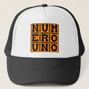 Gorra De Camionero Numero Uno, número uno en español