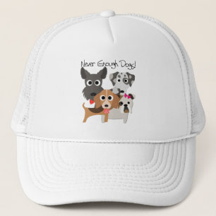 Gorra De Camionero Nunca bastantes perros