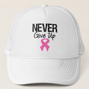 Gorra De Camionero Nunca dé para arriba (el cáncer de pecho)