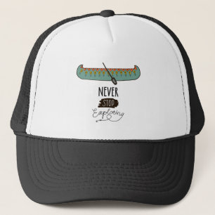 Gorra De Camionero Nunca Dejes de Explorar Canoa