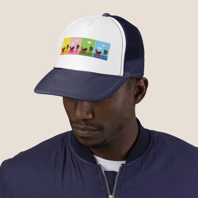Gorra De Camionero Nunca dormiré cómico (In situ)