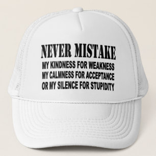 GORRA DE CAMIONERO NUNCA ERROR