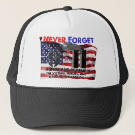 Gorra De Camionero Nunca olvidar el 11 de septiembre