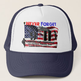 Gorra De Camionero Nunca olvidar el 11 de septiembre