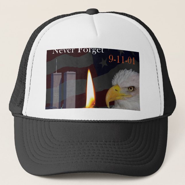 Gorra De Camionero Nunca olvide 9-11-01 (Anverso)