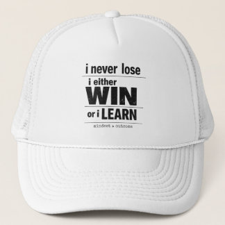 Gorra De Camionero Nunca Pierdo O Gano O Aprendo Motivacional