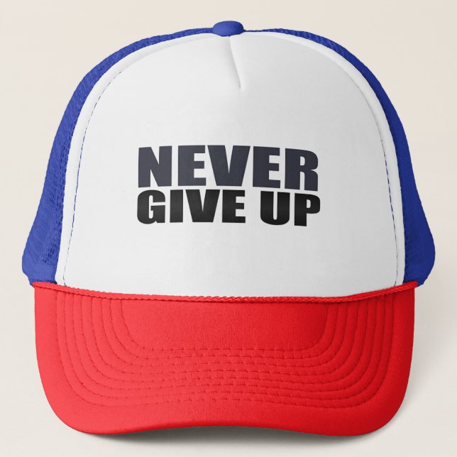 Gorra De Camionero Nunca rendirse (Anverso)