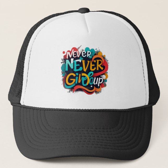 Gorra De Camionero Nunca rendirse (Anverso)