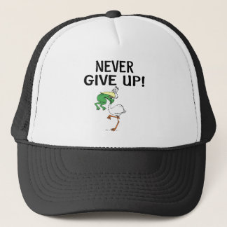 Gorra De Camionero Nunca renuncies a las ranas y pelícanas motivacion