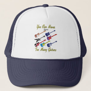 Gorra De Camionero Nunca Se Puede Tener Demasiados Guitars - Colorido