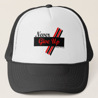 Gorra De Camionero Nunca se rindan, permanezcan fuertes inspiraciones
