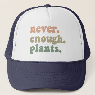 Gorra De Camionero Nunca Suficientes Plantas Jardinería Divertida Jar