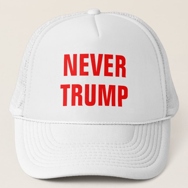 Gorra De Camionero NUNCA TRIUNFO para el presidente 2016 (Anverso)