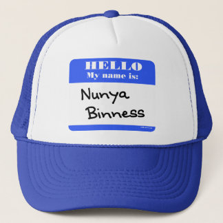 Gorra De Camionero Nunya Binness
