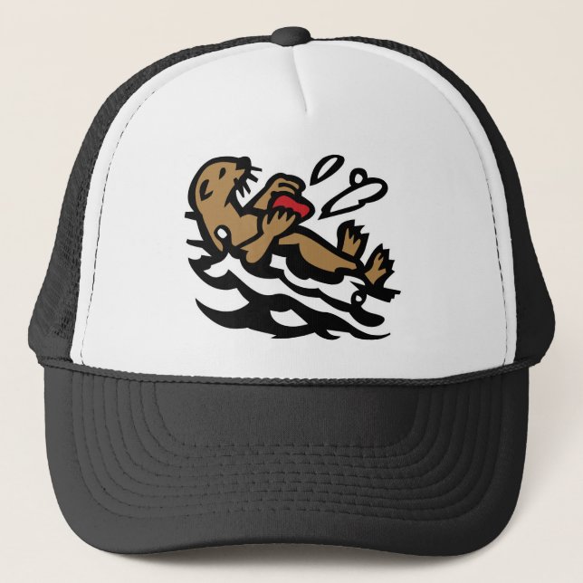 Gorra De Camionero Nutria de mar (Anverso)