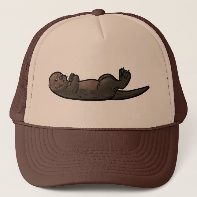 Gorra De Camionero Nutria de mar (Anverso)