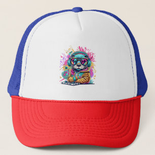 Gorra De Camionero nutria Dj vibraciones de los 90
