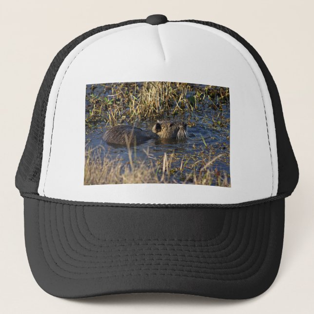 Gorra De Camionero Nutria en agua (Anverso)