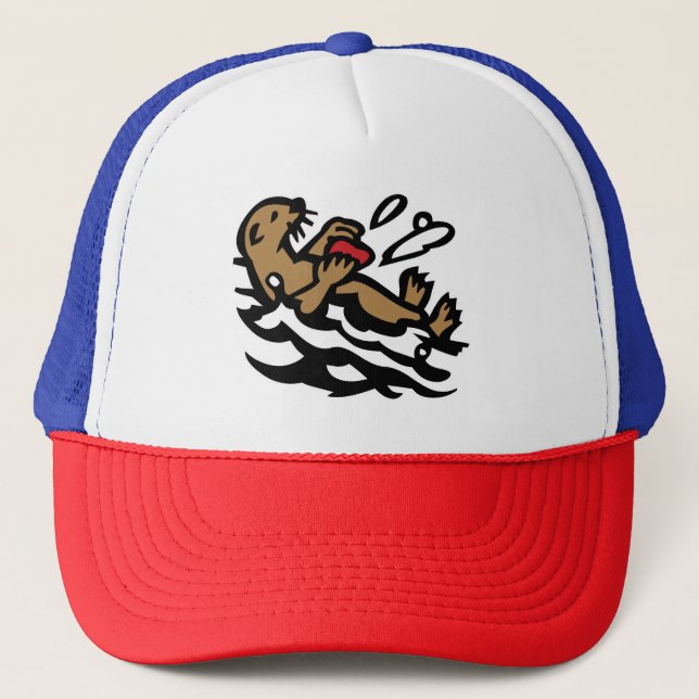 Gorra De Camionero Nutria marina (Anverso)