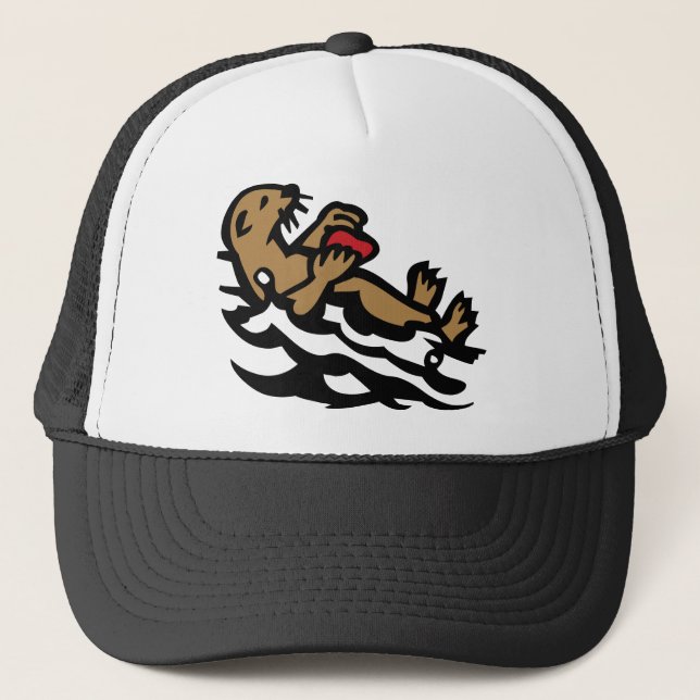 Gorra De Camionero Nutria marina (Anverso)
