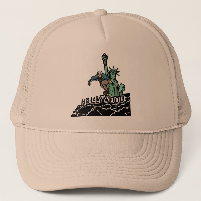 Gorra De Camionero NY y LA Trucker Hat (Anverso)