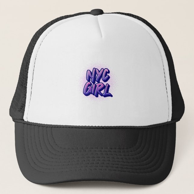 Gorra De Camionero NYC Girl Graffiti Style (Anverso)