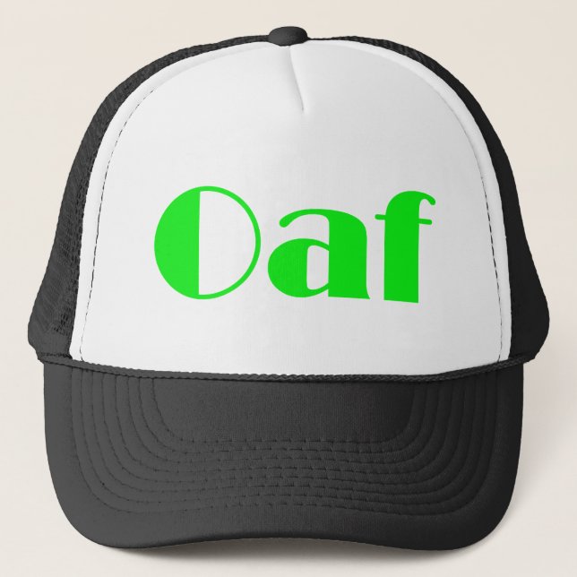 Gorra De Camionero Oaf (Anverso)