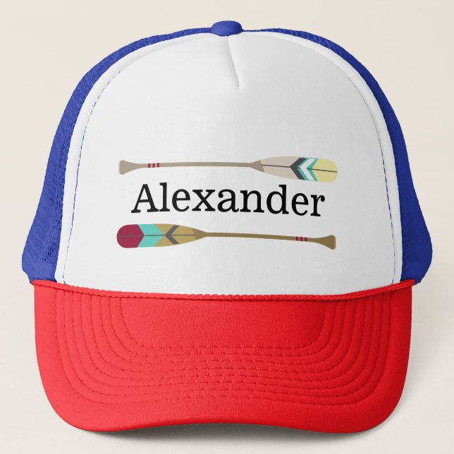 Gorra De Camionero Oars de estilo vintage (Anverso)