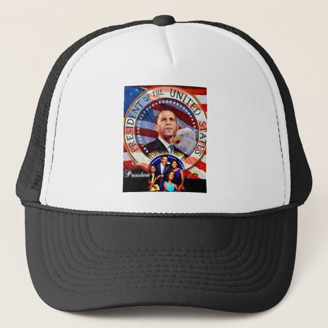 Gorra De Camionero Obama, 45° Presidente de los Estados Unidos_ (Anverso)