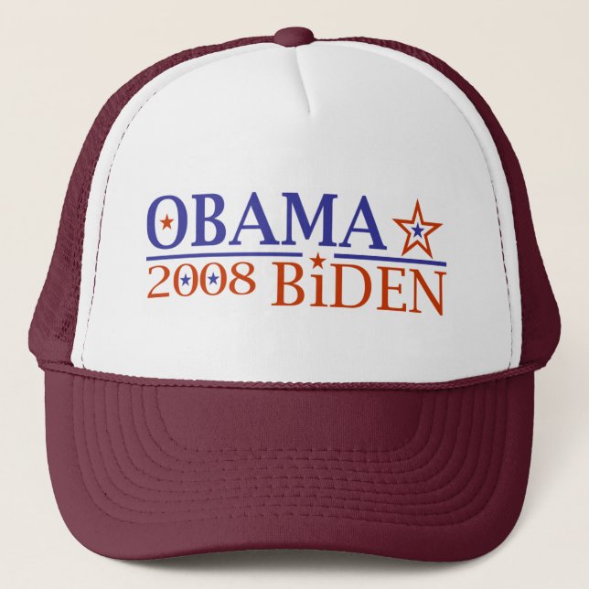 Gorra De Camionero Obama Biden 08 (Anverso)