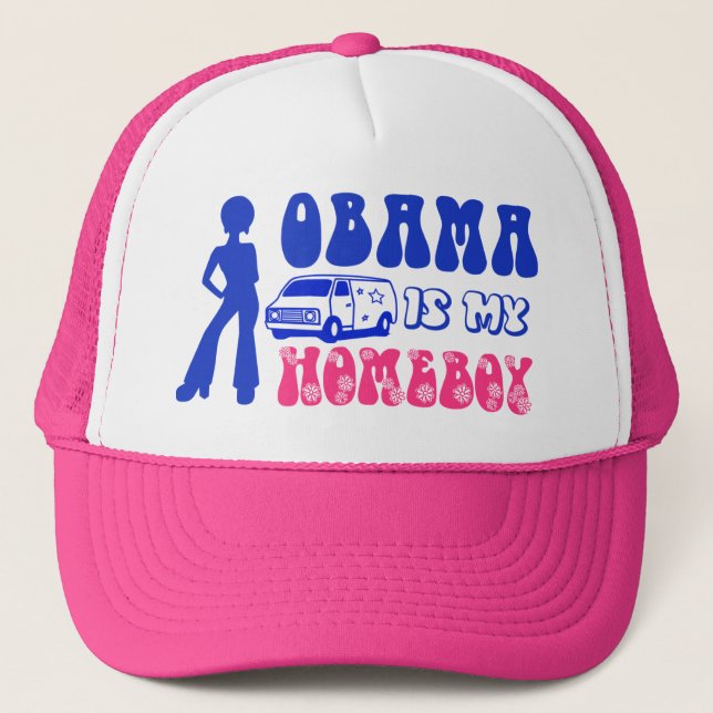 Gorra De Camionero Obama es mi Homeboy (Anverso)