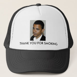 Gorra De Camionero Obama, gracias por fumar