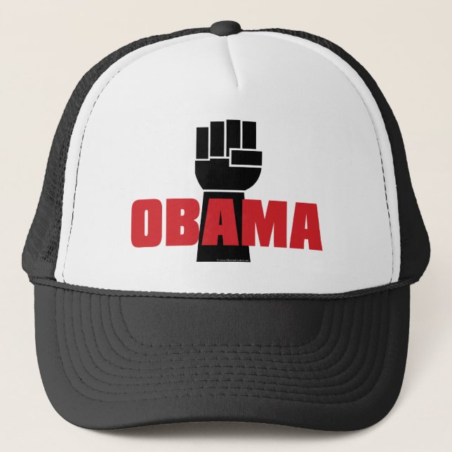 Gorra De Camionero ¡Obama Justo! (Anverso)
