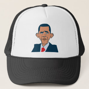 Gorra De Camionero Obama - retrato divertido